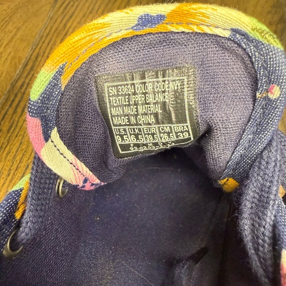 BOBS / Floral Canvas Sneakers Size 9.5 - Picture 5 of 5